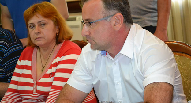 застройщик Арсен Садатиеров. Фото Светланы Кравченко для "Кавказского узла"