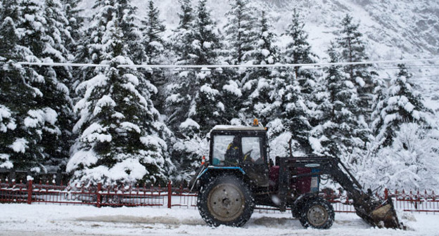 Снегопад. Фото: Антон Подгайко Юга.ру
