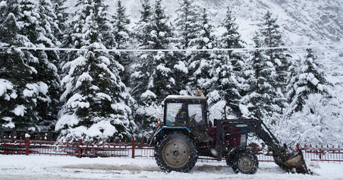 Снегопад. Фото: Антон Подгайко Юга.ру
