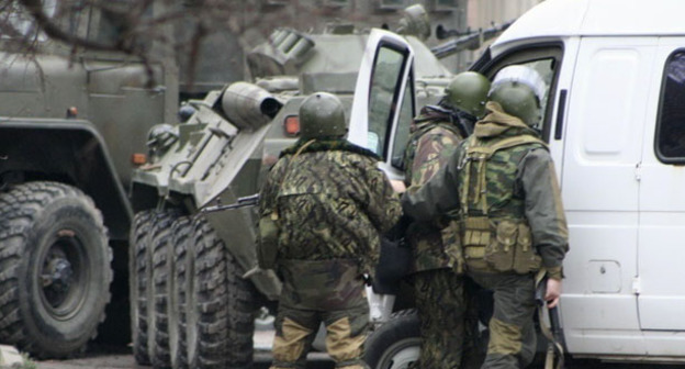 Сотрудники силовых структур. Фото http://www.riadagestan.ru/