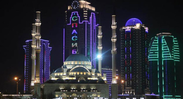 Мечеть в Грозном. Фото Магомеда Магомедова для "Кавказского узла"