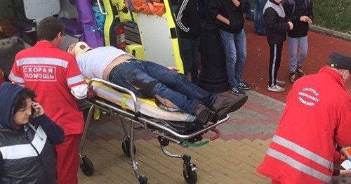 На месте падения вертолета в Сочи. 1 ноября 2016 г. Фото: Даниил Воробьев http://sputnik-abkhazia.ru/