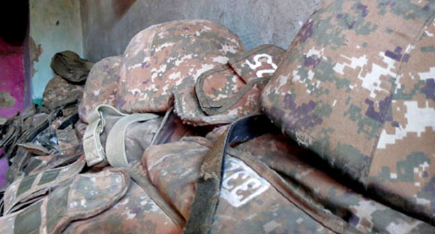 Обмундирование. Нагорный Карабах. Фото Алвард Григорян для "Кавказского узла"