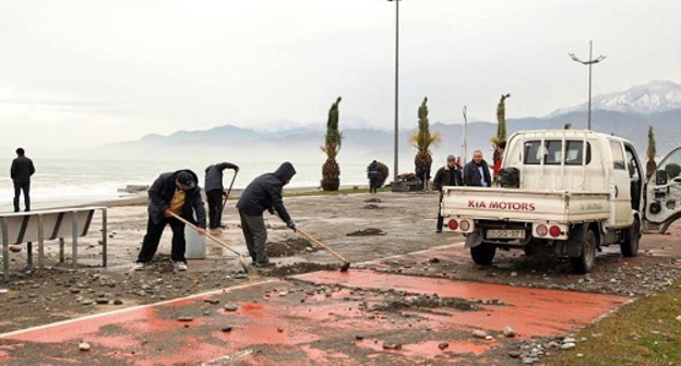 Последствия шторма в Аджарии. 4 декабря 2016 года. Фото Галины Готуа для "Кавказского узла"