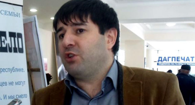 Главный редактор “Нового дела” Гаджимурад Сагитов. Фото: RFE/RL