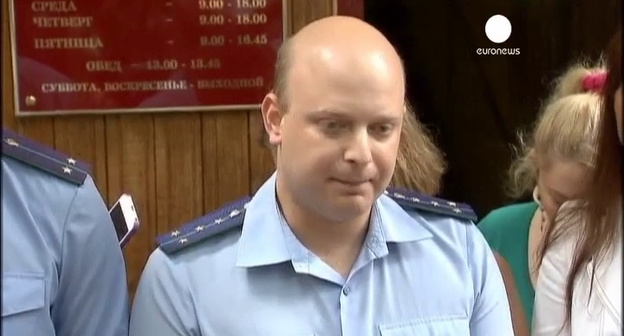 Прокурор Михаил Резниченко. Фото стоп-кадр видео http://wildred.tv/news/mir/277201/