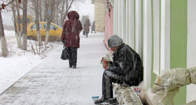 Центр районного поселка Средняя Ахтуба​. Волгоградская область. Фото Вячеслава Ященко для "Кавказского узла"
