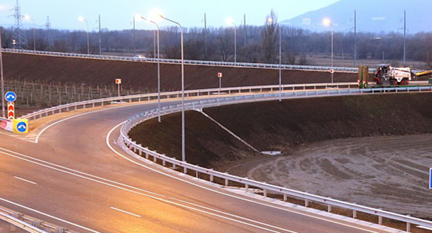 Участок федеральной автодороги "Кавказ".  Фото пресс-служба Минтранса РФ http://dorinfo.ru/star_detail.php?ELEMENT_ID=36484