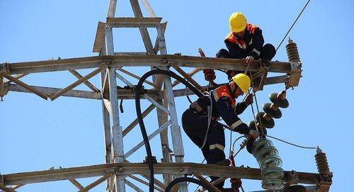 Ремонтные работы на ЛЭП. Фото https://www.facebook.com/jsctelasi/