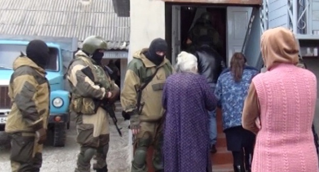 Задержание во время проведения спецоперации. Фото с сайта Национального антитеррористического комитета