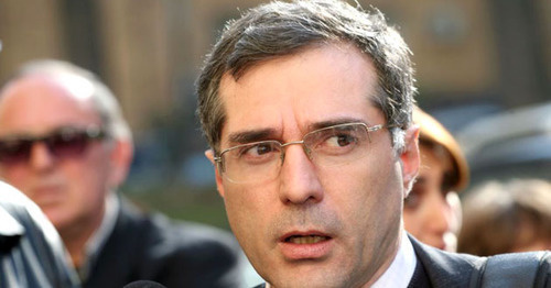 Главный редактор грузинской газеты "Резонанси" Лаша Тугуши. Фото: RFE/RL