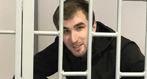 Жалауди Гериев в зале суда. Фото корреспондента "Кавказского узла"