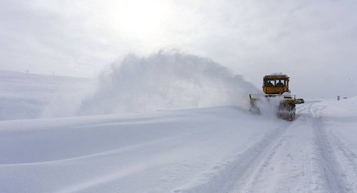 Дорога в Грузии. Фото © FB / Департамент автодорог
 https://sputnik-georgia.ru/society/20170126/234653106/Situacija-na-dorogah-Gruzii-ogranichenija-v-napravlenii-Rossii.html