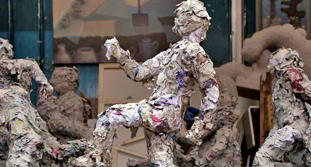 Работа художника Евгения Казицына. 26 января 2017 г. Фото представлено музеем Коваленко