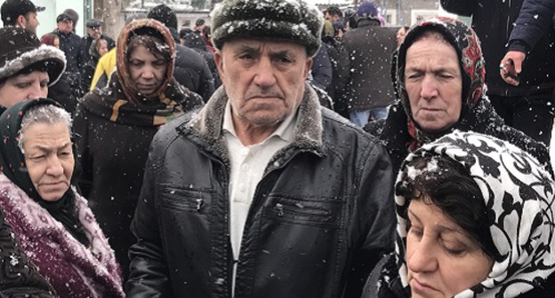 Сход жителей Дербента. 28 января 2017 года. Фото Патимат Махмудовой для "Кавказского узла"