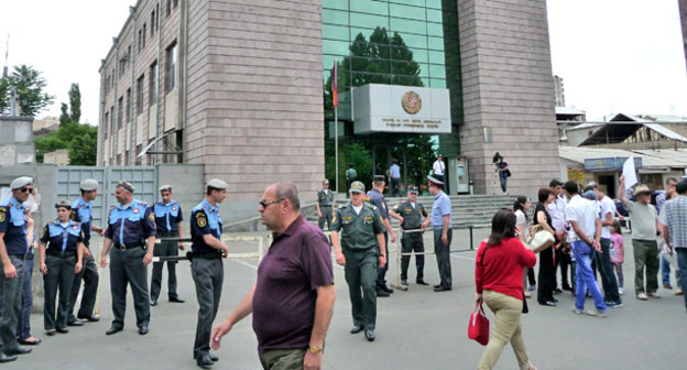 Здание суда первой инстанции общей юрисдикции административных районов Кентрон - Норк-Мараш. Ереван. Фото Армине Мартиросян для "Кавказского узла"