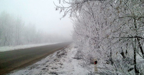 Дорога в Лорийской области. Армения. Фото Армине Мартиросян для "Кавказского узла"