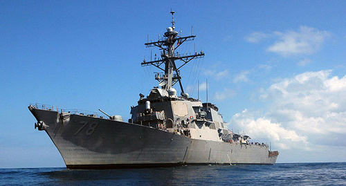Эсминец USS Porter американских вооруженных сил. Фото https://ru.wikipedia.org/wiki/USS_Porter_(DDG-78)#/media/File:USS_Porter_(DDG-78)_2007.jpg