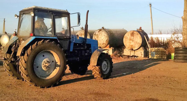 Участники "тракторного марша". Фото: Andry Dubchak/RFE/RL