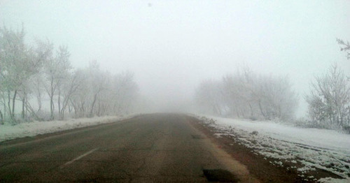 Дорога в Лорийской области. Армения. Фото Армине Мартиросян для "Кавказского узла"