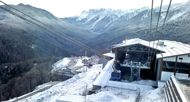 Выход к экстрим-парку «Роза Хутор». Красная Поляна. Фото Григория Шведова для "Кавказского узла"