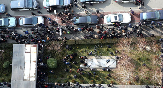 Акция протеста у мэрии Тбилиси. 13 февраля 2017 г. Фото https://sputnik-georgia.ru/