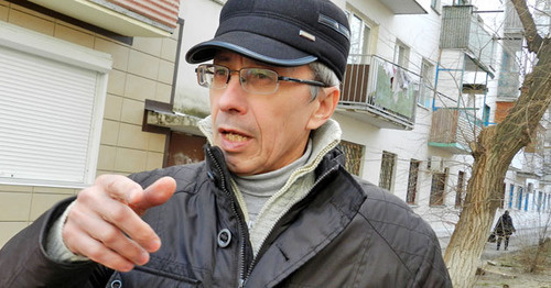 Житель дома Сабир Маманазаров. Волгоград, 2 марта 2017 г. Фото Татьяны Филимоновой для "Кавказского узла"