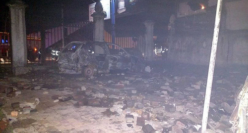 Последствия беспорядков в Батуми  Фото фейсбук Tato Tsetskhladze
Источник: Новости-Грузия https://www.newsgeorgia.ge/kak-vyglyadit-batumi-posle-besporyadkov-na-ulitse-chavchavadze-foto/#t20c