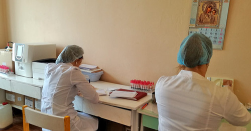 Лабораторная служба в одном из ЛПУ Владикавказа. Фото Эммы Марзоевой для "Кавказского узла"