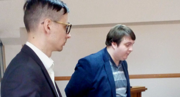 Алексей Волков (справа) и Роман Зайцев. Фото Татьяны Филимоновой для "Кавказского узла"