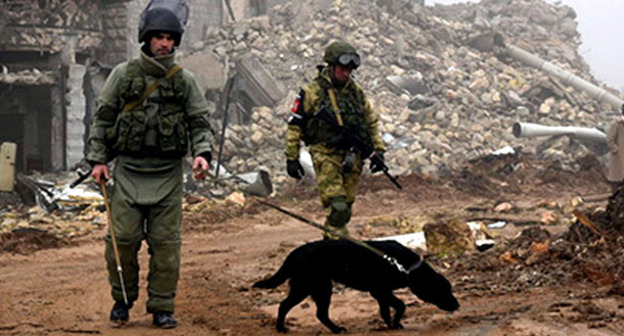 Российские военные в Алеппо. Сирия. Фото http://syria.mil.ru/