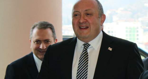 Георгий Маргвелашвили (справа). Фото Инны Кукуджановой для "Кавказского узла"