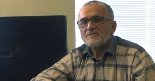 Казим Нурмагомедов. Кадр из видео "Кавказского узла"