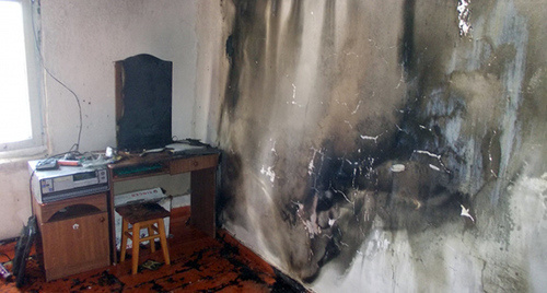 Последтвия пожара в здании дома культуры в селе Црау Алагирского района http://15.mchs.gov.ru/operationalpage/operational/item/939643/