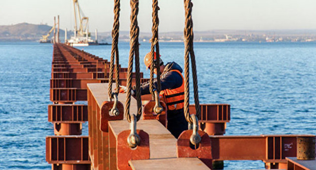 Крымский мост. Фото инфоцентра "Крымский мост"
