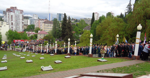 Участники акции "Бессмертный полк". Сочи, 9 мая 2017 г. Фото Светланы Кравченко для "Кавказского узла"