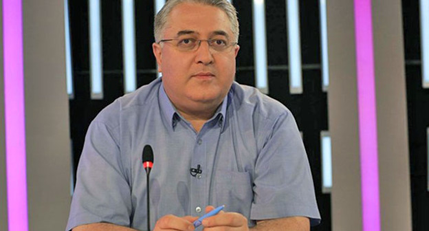 Один из лидеров непарламентской оппозиционной партии "Объединенное демократическое движение" Георгий Ахвледиани. Фото: https://sputnik-georgia.ru/