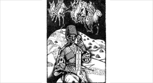 Иллюстрация Хамида Савкуева. Фото Предоставлено издательством "Вита Нова".