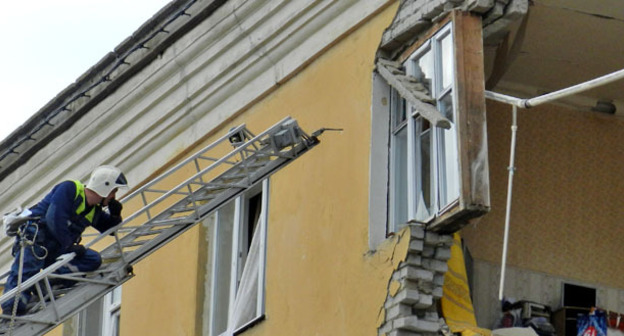 На месте трагедии в Волгограде Фото Татьяны Филмоновой для "Кавказского узла"