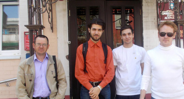 Активисты штаба Навального. Астрахань, май 2017 г. Фото Елены Гребенюк для "Кавказского узла"

