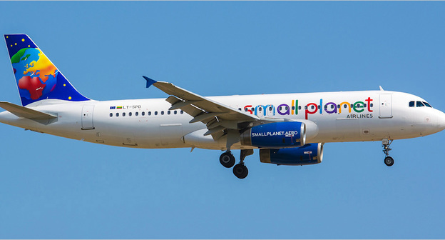 Борт авиакомпании Small Planet Airlines. Фото https://www.airlines-inform.ru/world_airlines/Small_Planet.html
