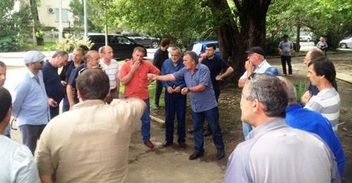 Митинг ветеранов в Сухуме. 11 июня 2017 г. Фото Дмитрия Статейнова для "Кавказского узла"