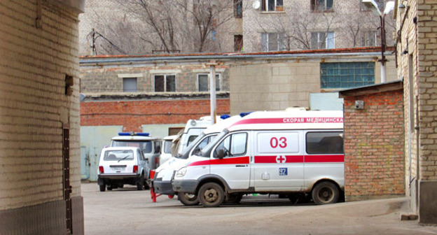 Машины скорой помощи. Фото Вячеслава Ященко для "Кавказского узла"