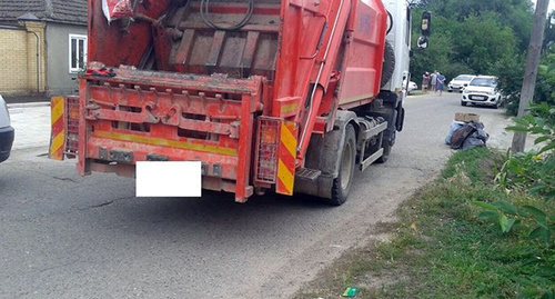 Место происшествия.  Фото ОПБДД УГИБДД по Ставропольскому краю.