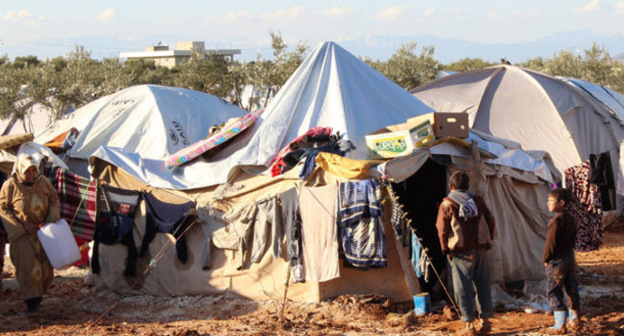 Лагерь беженцев в Сирии. Фото: IHH Humanitarian Relief 