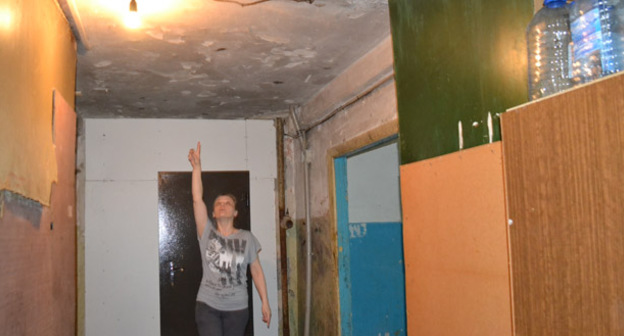 Ольга Пашкова проживает в общежитии на улице Чебрикова. Сочи. Фото Светланы Кравченко для "Кавказского узла"