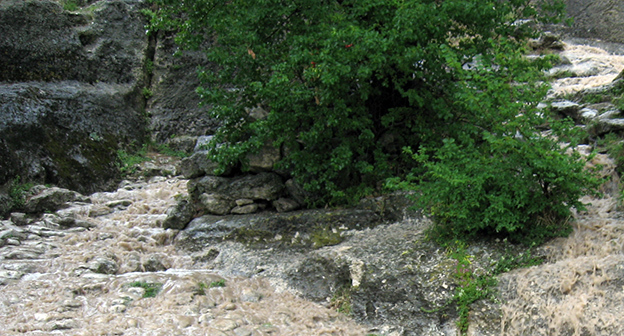 Горный ручей после дождя. Фото Нины Тумановой для "Кавказского узла"