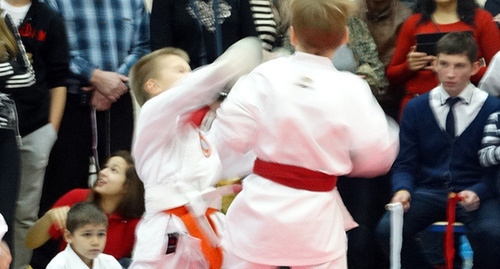 Соревнования по каратэ среди подростков. Фото Нины Тумановой для "Кавказского узла"