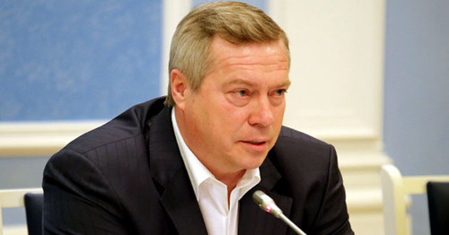 Губернатор Ростовской области Василий Голубев. Фото http://www.fc-rostov.ru/press/news/9442 Губернатор Ростовской области Василий Голубев. Фото http://www.fc-rostov.ru/press/news/9442