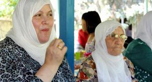 Сирийские репатрианты. Фото Людмилы Маратовой для "Кавказского узла"

